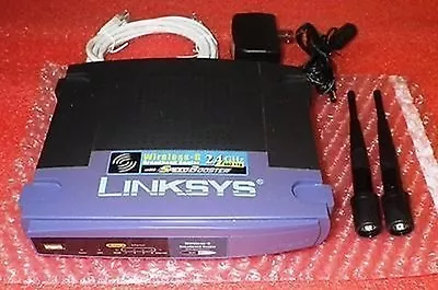 Cisco Linksys Wireless Router G54 Wrt54gs Wireless-g Speed Boost 4-port New #u8 • $22.99