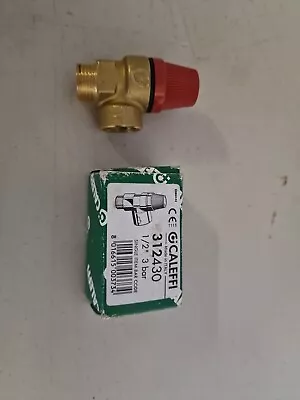 Altecnic Caleffi 312430 -  1/2  MxF 3 Bar Pressure Relief Valve 1/2  MBSP X 1/2  • £14.99