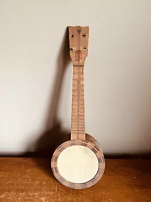 Antique Banjolele Ukulele Wooden Uke Rolando California Banjo • $79.95