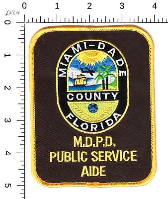 Miami Dade County Police Department Public Service Aide Patch Florida Fl M.d.p.d • $1.99