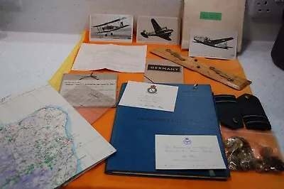 £99.99 • Buy WW2 RAF Bomber Navigator Parallel Rule/ Maps/ Protractor /Log Book RAF Fiskerton