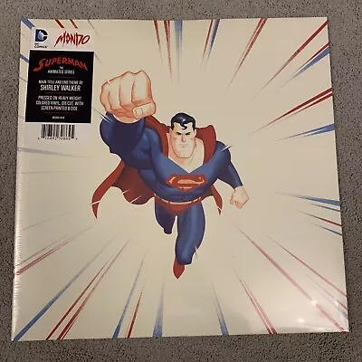 Superman The Animated Series TV Soundtrack Die Cut Mondo Vinyl Record New Sealed • $54.26