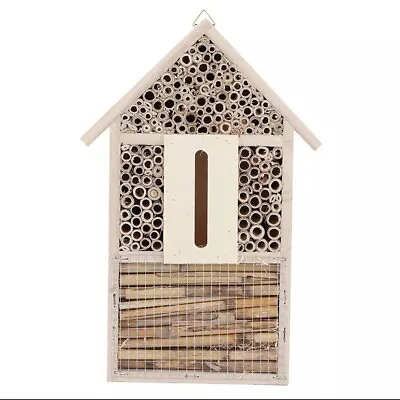 Insect Bug Butterfly Bee Hotel Wood Home House Ladybird Nest Shelter Garden Box • £13.19