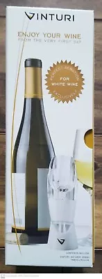 VINTURI Essential Wine Aerator *White Wine* *NIB* Includes Stand & Travel Pouch • $15