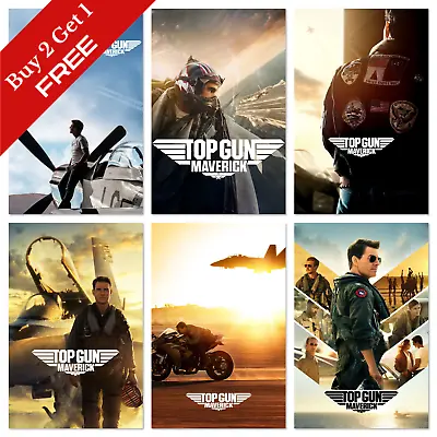 £3.99 • Buy Top Gun Maverick Posters Prints Wall Art Movie Film A2 A3 A4
