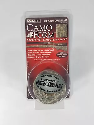 McNett Camo Form Camouflage Hunter's Wrap 144” X 2” Self Cling Stretch Fabric • $15.99