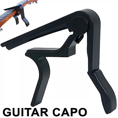 Premium Alloy Guitar Capo Quick Change Trigger Clamp For Banjo Ukulele Mandolin • $12.49