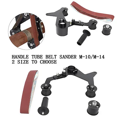Belt Sander Attachment Angle Grinder Bracket Polishing Pipe Tube Fit Wood Metal • $40
