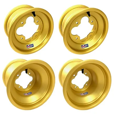 DWT Gold A5 Front 10  & Rear 9  Rims Wheels Honda TRX 250R 400EX 450R 300EX 250X • $399.95