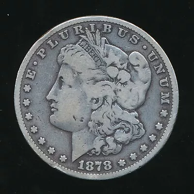 1878-cc Morgan Silver Dollar $1 ~ Circulated ~ Free S/h Inv:4 • $134.95