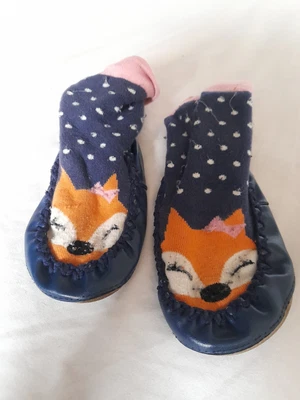 £0.99 • Buy Toddler Moccasin Slipper Socks 1-2 Years