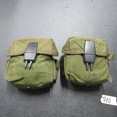 US GI M1967 Small Arms Pouch X2 SHORTY Vietnam 1968 Dated  (SY6) • $28