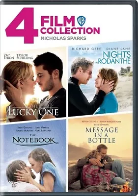 Lucky One / Nights In Rodanthe / Notebook / Message In A Bottle (DVD 2011) • $9.59