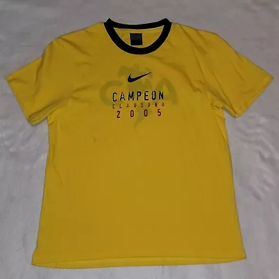 Nike Club America Jersey Campeon Clausura 2005 Tee Size M Aguilas • $29