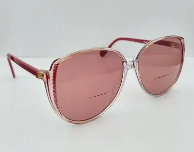 Vintage Silhouette M1145 Burgundy Translucent Oval Sunglasses FRAMES ONLY • $33