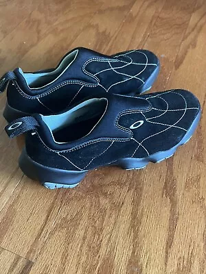 Oakley Bottlecap Flesh Black Slip-on Suede Hiking Walking Shoes Size 8 Icon AP • $299.99