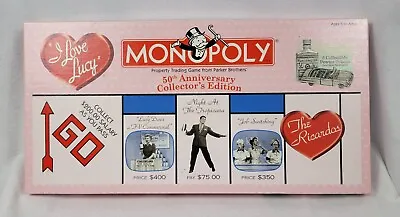 Parker Brothers Monopoly I LOVE LUCY 50th Anniversary Collector's Edition • $98.75