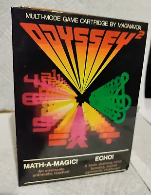 Magnavox Odyssey 2 Math A Magic! Echo! Video Game Complete In Box 1978 • $12.99