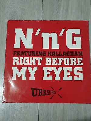 N'n'G - RIGHT BEFORE MY EYES  (MC. NEAT)  12  Vinyl UK GARAGE RECORD UKG 2000 • £19.99