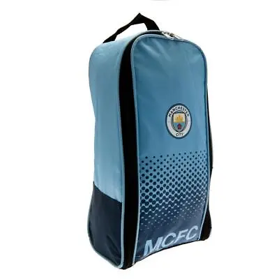 Manchester City Fc Official Crest Boot Bag - Football Gift Shoe Bag Mcfc • £15.99