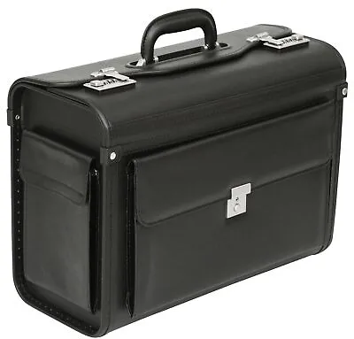 Pilot Case Briefcase Business Laptop Travel Bag Flight Briefcase Hand Luggage • £49.99