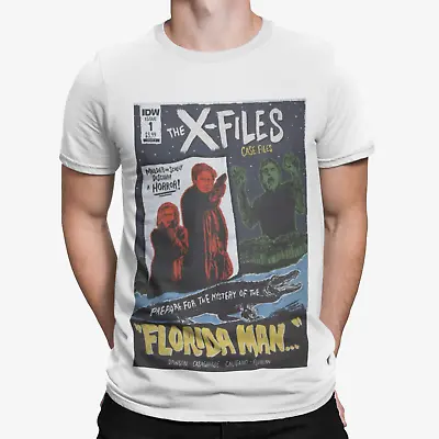 X Files Florida T-shirt - Movie Poster 70s 80s Shark Movie Film Retro Yolo Gift • £8.39