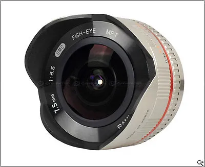 Samyang 7.5mm Ultra Wide Angle Fisheye Lens For Panasonic GF2 GF3 G2 G3 GH2 + • $279