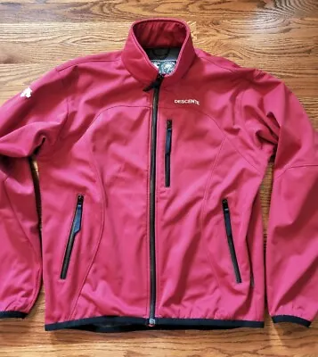 $34.95 • Buy Descente Sportsystem Red Soft Shell Ski Jacket Coat Fleece-Lined Men's XL