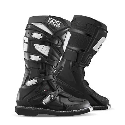 Gaerne Youth GX1 Motocross Boots Black MX Off Road Quad ATV Kids Junior • £179.95