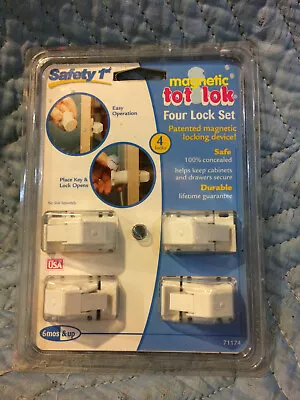 NEW - Safety 1st Magnetic Tot Lok Four Lock Set • $9.95