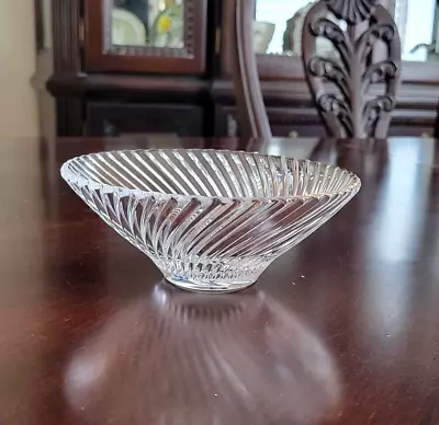 Nachtmann 6  Crystal Bowl Swirl Pattern Germany • $10