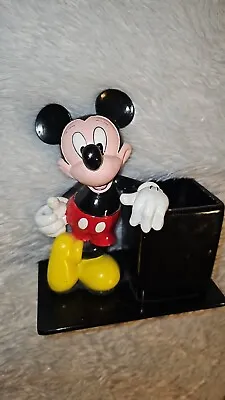 Vintage Mickey Mouse Desktop Pencil/Pen Holder • $14