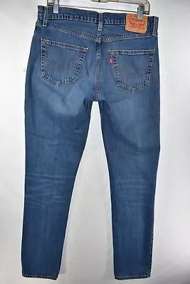 Levi's 511 Slim Fit Skinny Jeans Mens Size 34x36 Blue Meas. 33x35 • $19.99