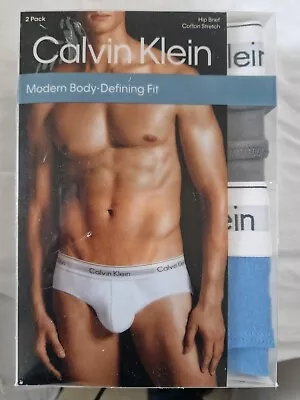 New 2 Pack Calvin Klein Men's Modern Cotton Stretch Fit Briefs Underwear Size M  • £15