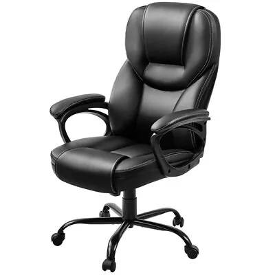 Big And Tall Office Chair Executive Swivel Chair Lumbar Support Computer Chair  • £68.99
