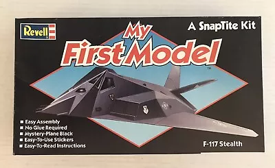 Revell F-117 Stealth My First Model Snap Tite Model Kit 6278 OPEN BX 1992 *READ* • $29.95