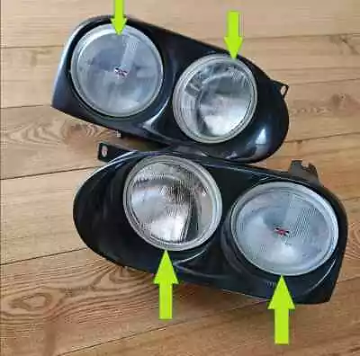 ✅ Front Light Set For Votex Headlights VW Golf Mk3 FREE SHIPPING ✅ • $249