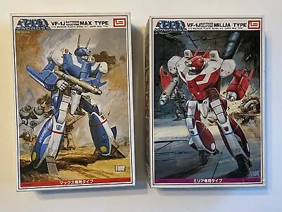 Macross Max And Miria Model Kits 1/72 Battroid Model Kits Set Of 2 • $79.99