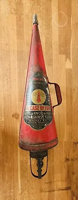 Cool Conical Vintage Minimax Fire Extinguisher Wall Hung With Original Bracket! • £40