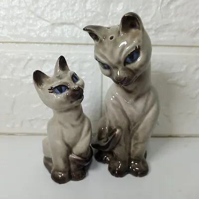 Vintage Ceramic Arts Studio Siamese Cat Salt & Pepper Shakers Madison WI Thai • $24.99