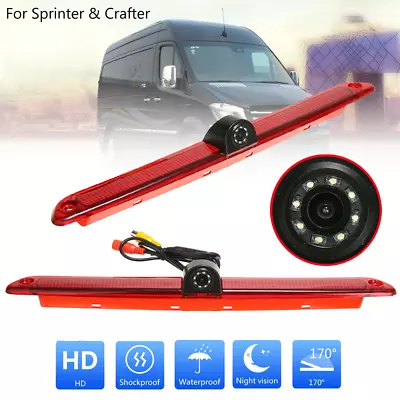 Brake Light Rear View Backup Camera For Mercedes Benz Sprinter VW Crafter 07-19 • $39.99