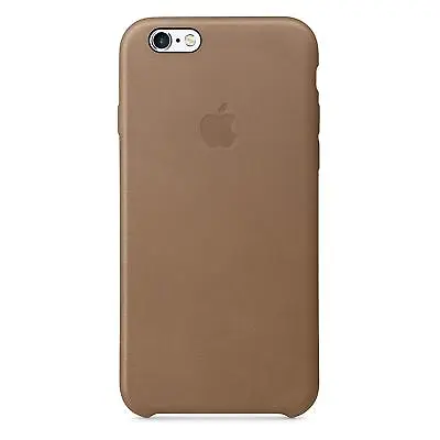 NEW Genuine Apple Cover For IPhone 6S Plus Original In Leather Brown • £7.98