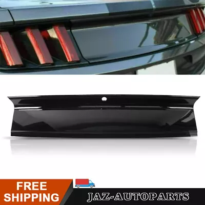 Gloss Black For 2015-2020 Ford Mustang GT Rear Trunk Decklid Panel Trim Cover • $51.76