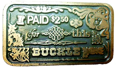 - Aluminium Belt Buckle 3.8  X 2.15  From  1980's • $12