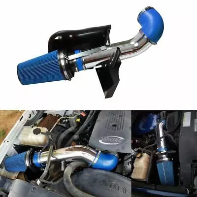 BLUE 4  Cold Air Intake System+Heat Shield For 99-06 GMC/Chevy V8 4.8L/5.3L/6.0L • $42.26