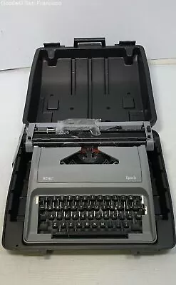 Royal Epoch Manual Typewriter Portable Office Supplies Gray With Hard Case • $29.99