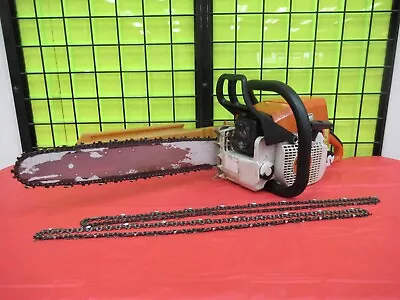 STIHL MS 290 Farm Boss Chainsaw W/18  Bar & 3x Chains Scabbard Runs Good Used • $279.99