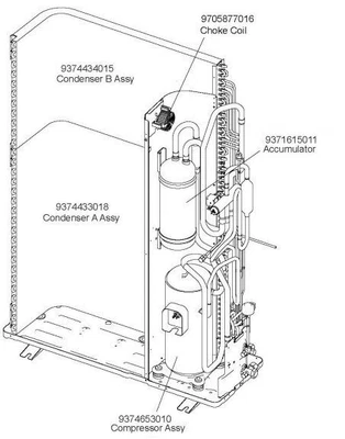 $808.95 • Buy GENUINE CONDENSER A SA INCLUDES HEADERS For Fujitsu AOT60UMAYT Air Conditioners