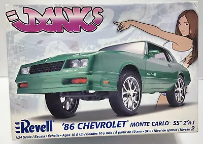Vintage Revell Donks '86 Chevy Monte Carlo 1/24 Model Kit *parts Factory Sealed* • $55