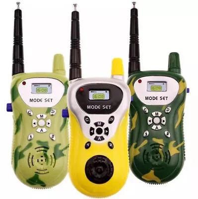 2PCS Novelty Walkie Talkie Toys Simulation Intercom Camouflage Military Outdoor • $15.90